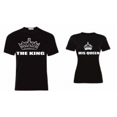  Μπλούζα T-Shirt The King His Queen
